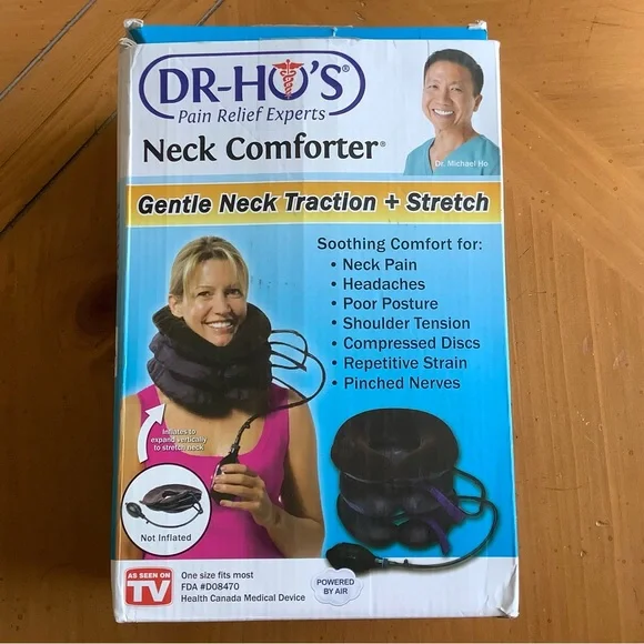 Comfortable Inflatable Neck Support - Purple - Picture 4 of 5